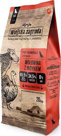 Wiejska Zagroda Karma z wołowiną i indykiem dla psa 20kg