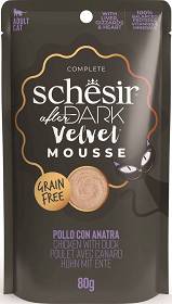 Schesir After Dark Velvet Mousse Adult Chicken with Duck Karma z kurczakiem i kaczką dla kota 80g