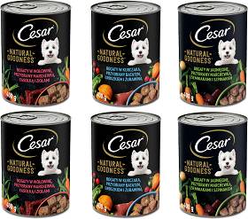 Cesar Adult Karma dla psa MIX SMAKÓW 6x400g PAKIET