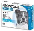 FRONTLINE Spot On dla Psa 10-20kg Krople na kleszcze rozm. M 3szt.