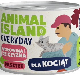 Animal Island Everyday Kitten Karma z wołowiną i dziczyzną w pasztecie dla kociąt 185g
