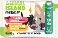 Animal Island Everyday Beef&Chicken in Broth Karma z wołowiną i kurczakiem w rosole dla kota 4x85g