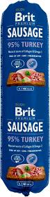 Brit Premium Sausage Turkey Karma z indykiem dla psa 12x800g PAKIET