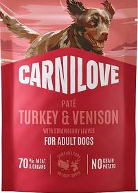 Carnilove DOG Adult Turkey&Venison Karma z indykiem i dziczyzną 300g