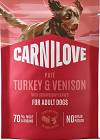Carnilove DOG Adult Turkey&Venison Karma z indykiem i dziczyzną 300g