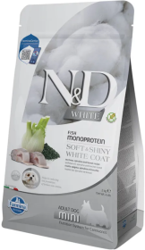Farmina N&D White Adult Mini Fish Monoprotein Karma z rybą dla psa 2kg