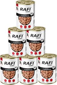 Rafi Classic Dog Karma z wołowiną dla psa 6x1240g PAKIET
