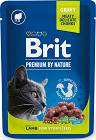 Brit Premium Cat with Lamb for Sterilised Karma z jagnięciną dla kota 100g