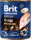 Brit Premium by Nature Fish with Fish Skin Karma z rybą dla psa 800g