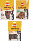 Pedigree Mix Przysmaków dla psa Ranchos z indykiem 70g, Ranchos z kaczką 70g i Ranchos z kurczakiem 70g