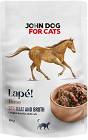 John Dog for Cats Lapé Horse in Broth Karma z koniną w sosie dla kota 100g