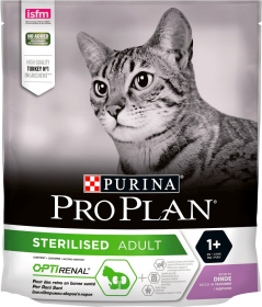 Pro Plan Cat Sterilised Optirenal Karma z indykiem dla kota 400g