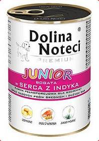 Dolina Noteci Premium Junior Karma z sercami indyka dla szczeniaka 400g