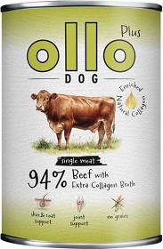 Ollo Plus Beef with Collagen Dog Adult Karma z wołowiną i kolagenem dla psa 400g