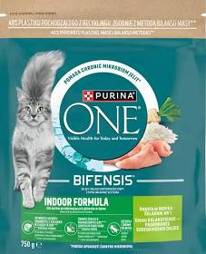 Purina ONE Cat Indoor Karma z indykiem dla kota 750g