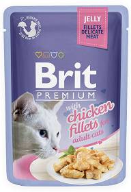 Brit Premium with Chicken Fillets for Adult Cats Karma z kurczakiem w galaretce dla kota 85g