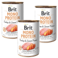Brit Mono Protein Turkey&Sweet Potato Karma z indykiem i batatami dla psa 6x400g PAKIET