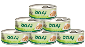 Oasy Natural Adult Chicken with Duck and Vegetables Karma z kurczakiem i kaczką dla psa 6x150g PAKIET