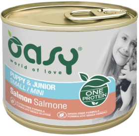 Oasy One Protein Puppy Mini Salmon Karma z łososiem dla szczeniaków 200g