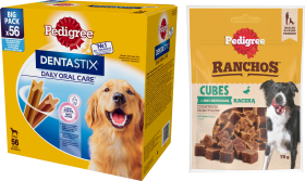 Pedigree Mix Przysmaków dla psa Dentastix 8x270g i Ranchos 70g