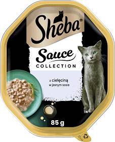 Sheba Sauce Collection Karma z cielęciną w sosie dla kota 85g