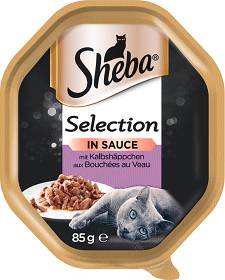 Sheba Selection in Sauce Karma z cielęciną w sosie dla kota 85g WYPRZEDAŻ
