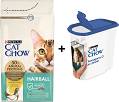 Purina Cat Chow Hairball Control Karma dla kota 1.5kg + Pojemnik na karmę GRATIS