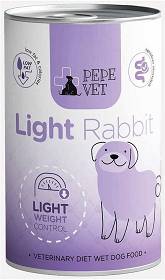 Paka Zwierzaka PEPE Vet Light Rabbit Karma z królikiem dla psa 400g
