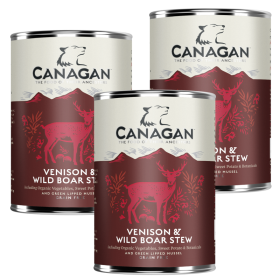 Canagan Venison&Wild Boar Stew Karma z dziczyzną i dzikiem dla psa 6x400g PAKIET