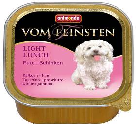 Animonda vom Feinsten DOG Light Pute&Schinken Karma z indykiem i szynką dla psa 150g