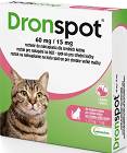Vetoquinol Dronspot dla Kota 2.5kg-5kg Krople na robaki i pasożyty 2 pipety