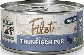 Wildes Land Adult Thunfish Pur Karma Filety z tuńczyka dla kota 80g