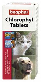 Beaphar Chlorophyll Tablets dla psa i kota Suplement diety 30 tab. WYPRZEDAŻ