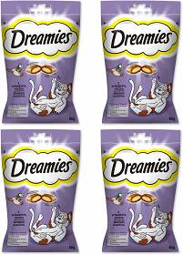 Dreamies Przysmaki z wyśmienitą kaczką dla kota 4x60g PAKIET