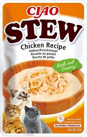 Inaba Ciao Stew Chicken Karma z kurczakiem dla kota 40g