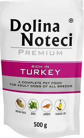Dolina Noteci Premium Adult Turkey Karma z indykiem dla psa saszetka 500g