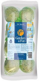 Garden&Fun Kule tłuszczowe dla ptaków zimujących op. 8szt. GF-12822 [Data ważności: 01.03.2026]