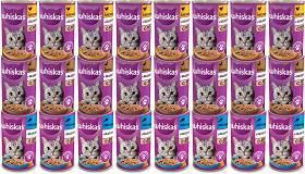 Whiskas Adult Pakiet degustacyjny w galaretce dla kota 24x400g PAKIET