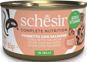 Schesir Adult Tuna&Salmon in Jelly Karma z tuńczykiem i łososiem dla kota 85g