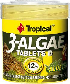 Tropical 3-Algae Tablets B Pokarm dla ryb 200 tab. WYPRZEDAŻ