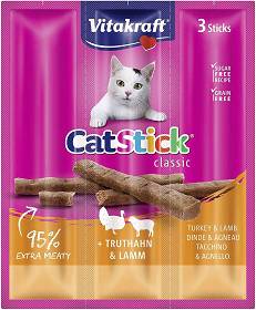 Vitakraft Kabanosy Cat Stick Mini z indykiem i jagnięciną dla kota op. 3szt.