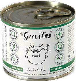 Gussto Fresh Chicken Karma z kurczakiem dla kota 200g