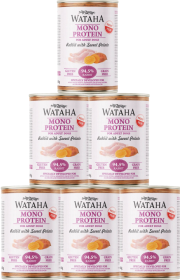 Wataha Mono Adult Rabbit&Sweet Karma z królikiem i słodkimi ziemniakami dla psa 12x400g PAKIET