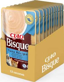 Inaba Ciao Bisque Tuna Recipe Karma dla kota 12x40g PAKIET