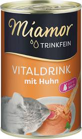 Miamor Przysmak Trinkfein Vitaldrink mit Huhn z kurczakiem dla kota op. 135ml