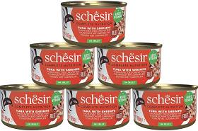 Schesir Adult Tuna&Shrimps in Jelly Karma z tuńczykiem i krewetkami dla kota 12x85g PAKIET