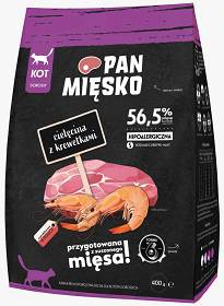 Pan Mięsko CAT Small Karma z cielęciną i krewetkami dla kota 400g