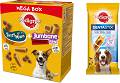 Pedigree Mega Box Przysmak Tasty Minis + Jumbone Mini dla psa op. 740g + Pedigree DentaStix 180g GRATIS
