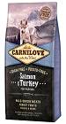 Carnilove Salmon&Turkey for Puppies (Puppy) Karma z łososiem i indykiem dla szczeniąt 2x12kg TANI ZESTAW