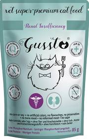 Gussto Vet Renal Insufficiency Karma z indykiem i gęsią dla kota 85g